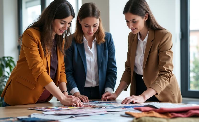 Il team creativo di Filo Fest al lavoro